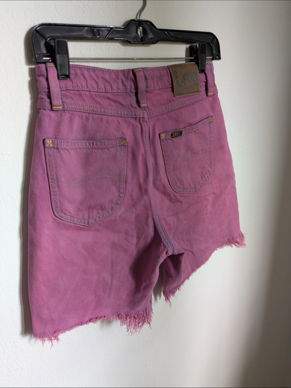 Lee Custom Frayed Hem Denim Shorts - Picture 11 of 12